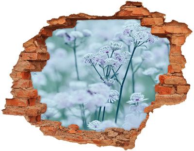 Sticker trou dans le mur Actaea spicata brique