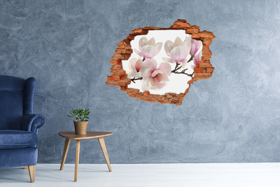 Sticker trou dans le mur Magnolia brique