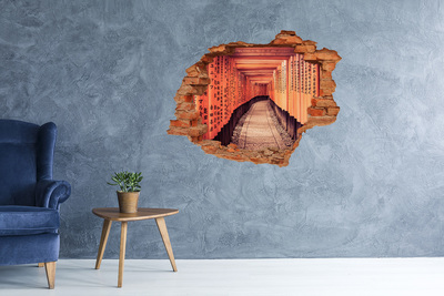 Sticker trou dans le mur Sanctuaire Fushimi Inari