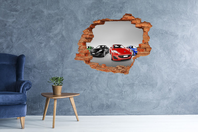 Autocollant à effet 3d trou Rêves de course