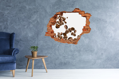 Sticker trou dans le mur Du café dans l'air