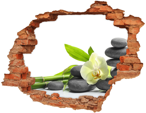 Sticker trou dans le mur Coin spa relaxant