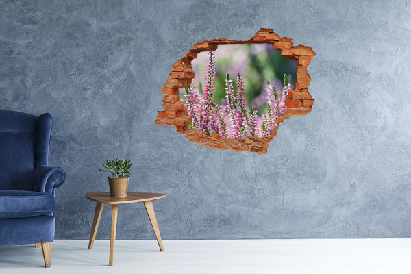 Sticker trou dans le mur Fleurs dans le jardin