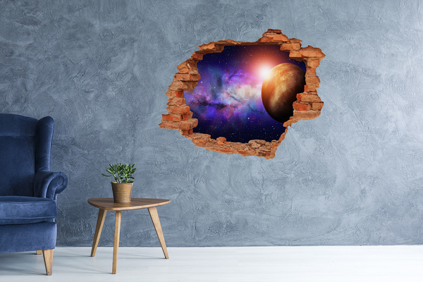 Autocollant mural trou Aventure spatiale