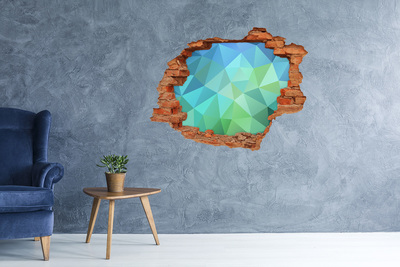 Autocollant mural trou Trou virtuel dans le mur