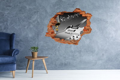 Autocollant mural trou Trou musical dans le mur