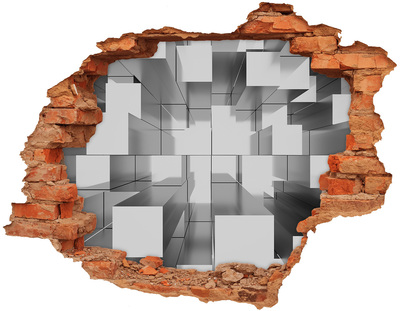 Autocollant mural trou Espace dans le béton