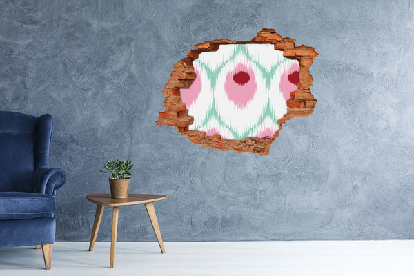 Autocollant à effet 3d trou Illusion sonore dans le béton