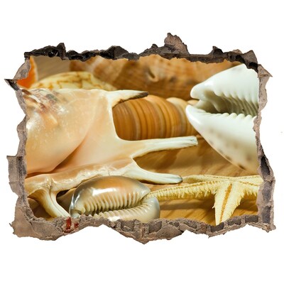 Autocollant mural trou Trésors de la mer