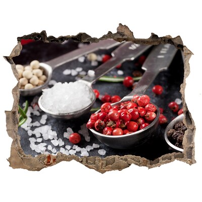 Sticker trou dans le mur paradis des épices