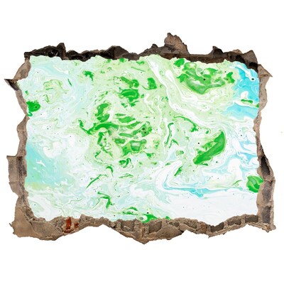 Autocollant mural trou Une oasis de verdure dans un trou dans le mur