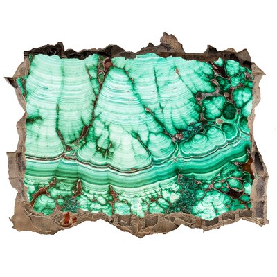 Sticker mural effet trou Grotte de Malachite