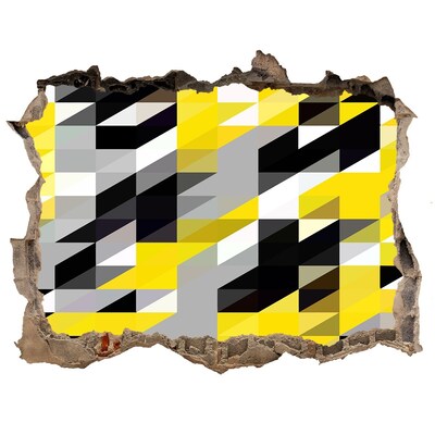 Sticker mural effet trou Trou abstrait dans le mur