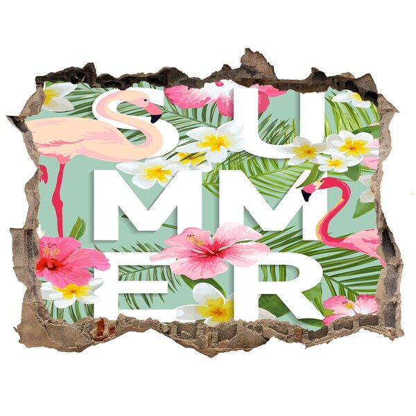 Autocollant à effet 3d trou Rêves d'été