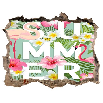 Autocollant à effet 3d trou Rêves d'été