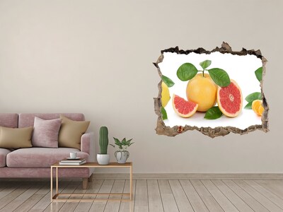 Autocollant mural trou Un petit paradis fruité caché dans un mur