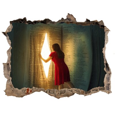 Autocollant mural trou Un trou dans la réalité