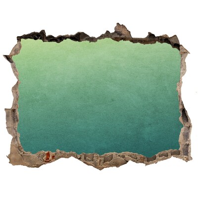 Autocollant à effet 3d trou Une baie sous les tropiques