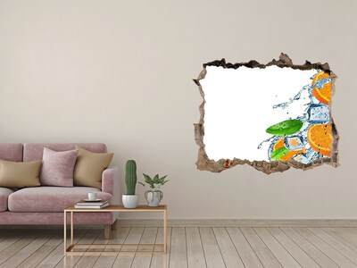 Autocollant à effet 3d trou Cocktail rafraîchissant aux agrumes