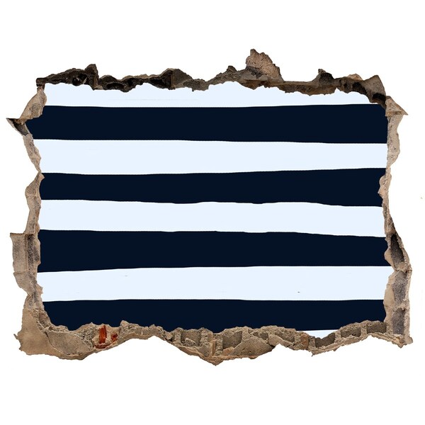 Sticker trou dans le mur Percée jusqu'aux profondeurs de la mer