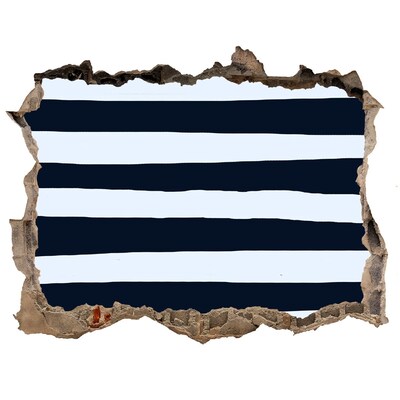 Sticker trou dans le mur Percée jusqu'aux profondeurs de la mer