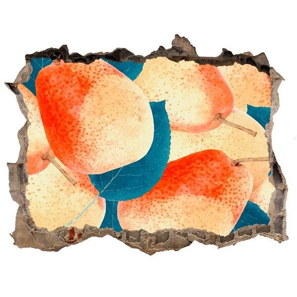 Autocollant mural trou Un paradis fruitier derrière le mur