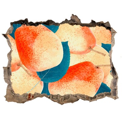 Autocollant mural trou Un paradis fruitier derrière le mur