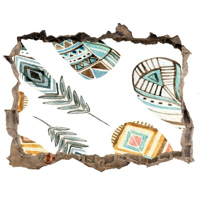 Autocollant à effet 3d trou Designs exotiques de trous dans les murs