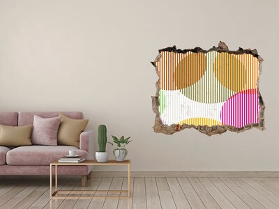 Sticker mural effet trou Trou abstrait dans le mur