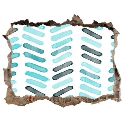 Autocollant mural trou Intérieur de style moderne