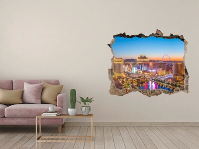 Autocollant mural trou Las Vegas la nuit