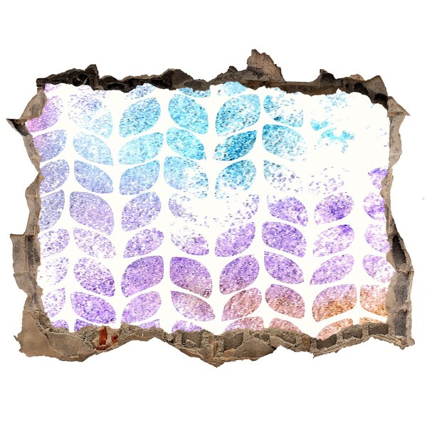 Autocollant à effet 3d trou Motifs floraux Hole in the Wall