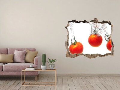 Autocollant mural trou Tomates juteuses dans l'eau