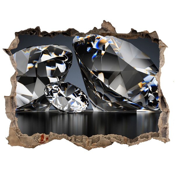 Autocollant à effet 3d trou Grotte de Diamant