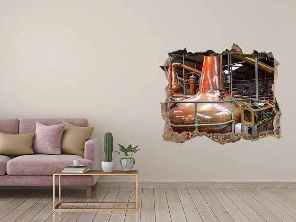 Autocollant mural trou Intérieur d'une distillerie de whisky