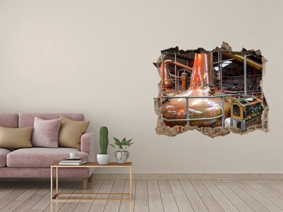 Autocollant mural trou Intérieur d'une distillerie de whisky