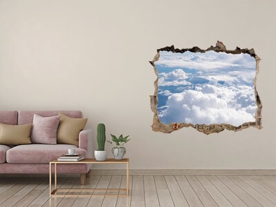 Sticker mural effet trou Des nuages ​​dans le ciel