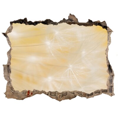 Sticker trou dans le mur Espace floral derrière le mur