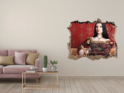 Autocollant mural trou Princesse dans les ruines