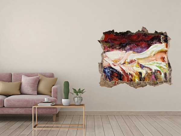 Sticker mural effet trou Paysage de montagne pittoresque