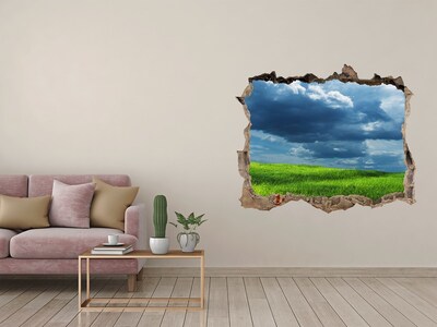 Autocollant mural trou Des nuages ​​orageux pierre