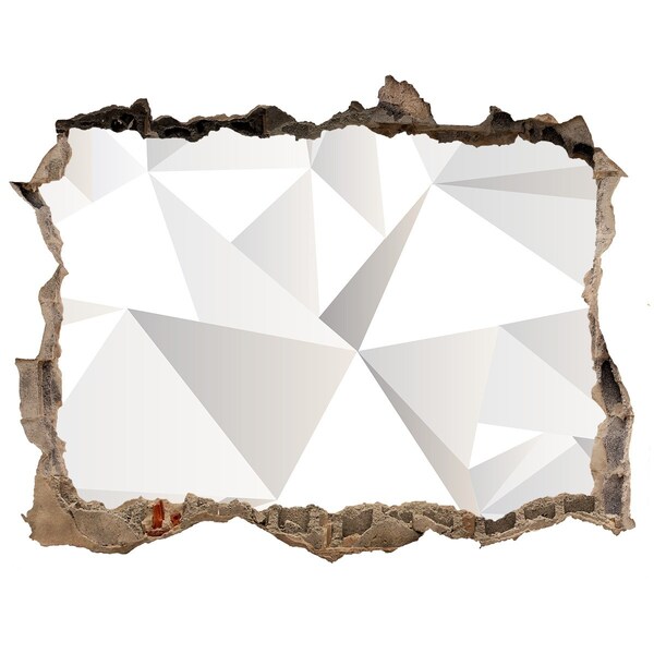 Sticker trou dans le mur Trou de cristal dans le mur