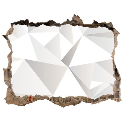 Sticker trou dans le mur Trou de cristal dans le mur