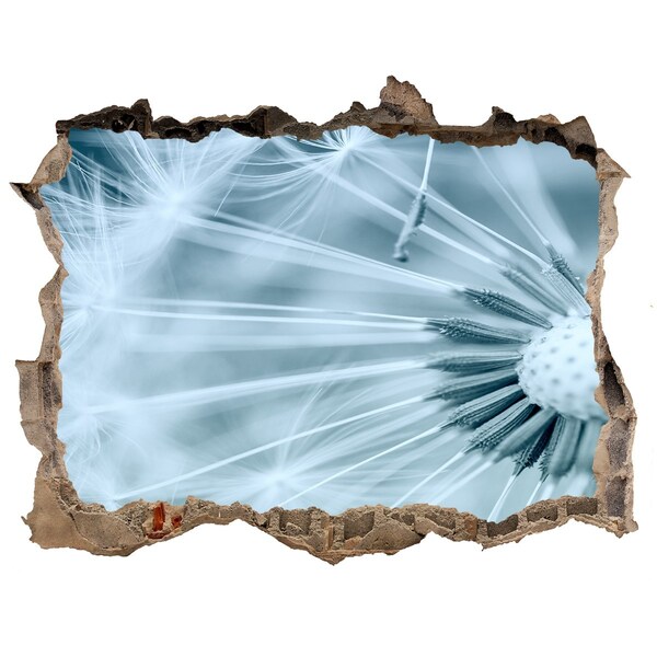 Autocollant mural trou Le monde floral derrière le mur