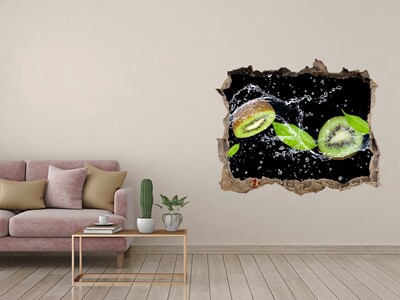 Sticker trou dans le mur Cascade de kiwis