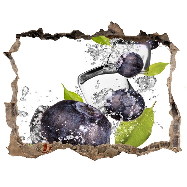 Sticker trou dans le mur Cascade de glace fruitée