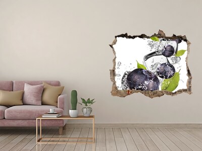 Sticker trou dans le mur Cascade de glace fruitée