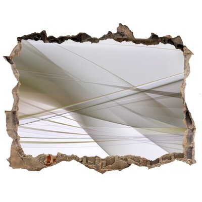 Sticker trou dans le mur Espace moderne en béton