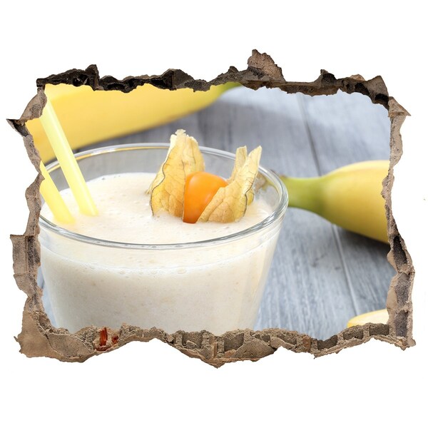 Sticker mural effet trou Cocktail de fruits Hole in the Wall