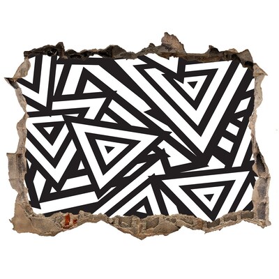 Autocollant à effet 3d trou Motifs géométriques abstraits